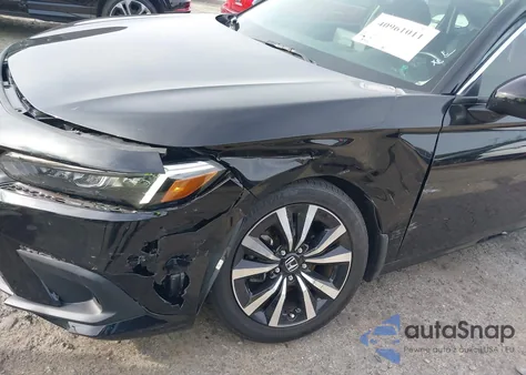 2022 Honda Civic Ex z USA, uszkodzony, nr VIN 2HGFE1F78NH309659